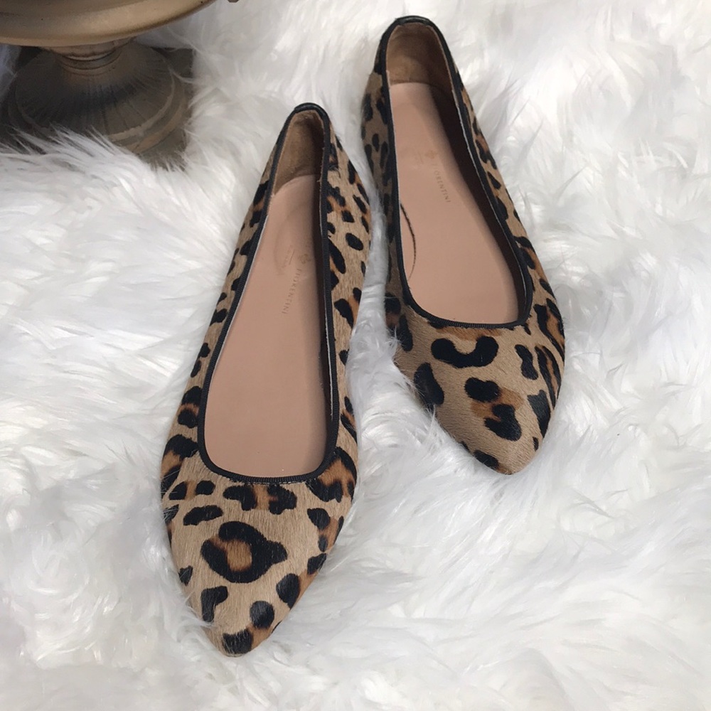 MERCANTI Leopard Animal Print Flats | 9.5